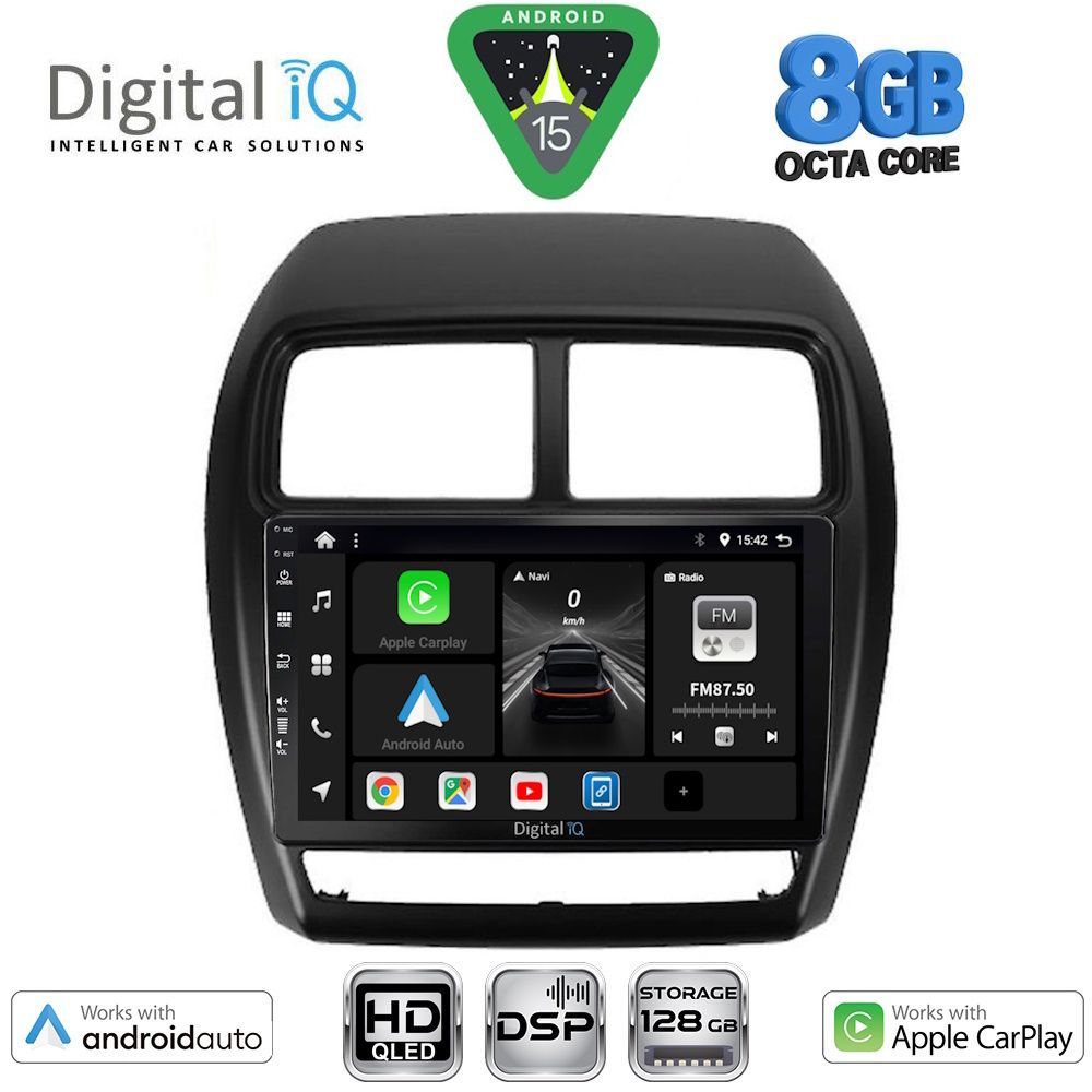 Βλησαρούλης Car Center - DIGITAL IQ BXF 7431_CPAA (9inc) MULTIMEDIA TABLET for MITSUBISHI ASX mod. 2020-2023