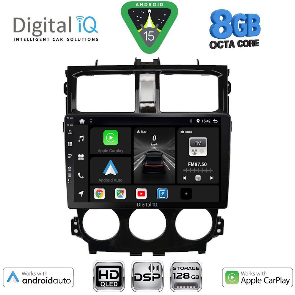 Βλησαρούλης Car Center - DIGITAL IQ BXF 7435_CPAA (9inc) MULTIMEDIA TABLET for MITSUBISHI COLT mod. 2013-2023