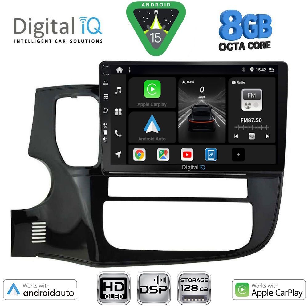 Βλησαρούλης Car Center - DIGITAL IQ BXF 7443_CPAA (10inc) MULTIMEDIA TABLET for MITSUBISHI OUTLANDER mod. 2013-2020