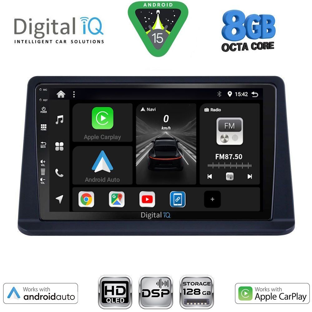 Βλησαρούλης Car Center - DIGITAL IQ BXF 7445_CPAA (9inc) MULTIMEDIA TABLET for MITSUBISHI PAJERO mod. 1999-2006