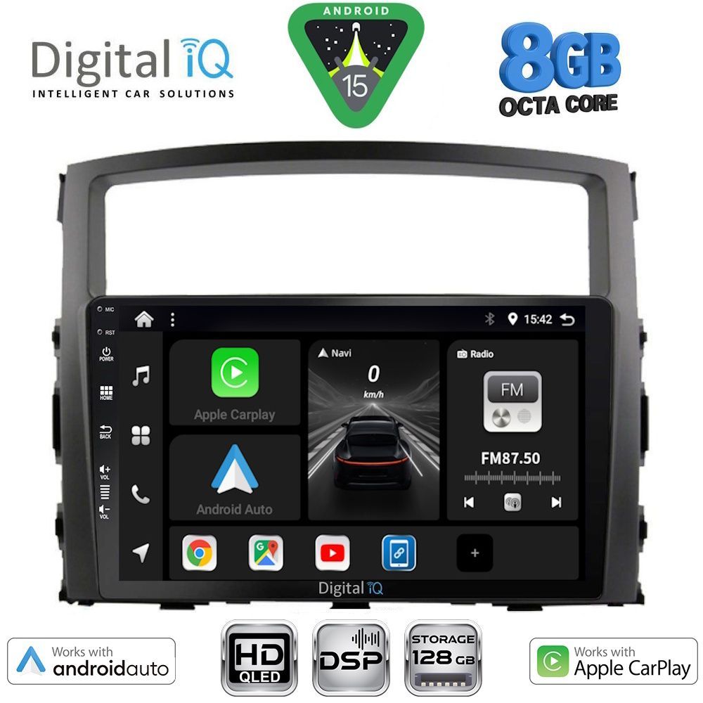 Βλησαρούλης Car Center - DIGITAL IQ BXF 7446_CPAA (9inc) MULTIMEDIA TABLET for MITSUBISHI PAJERO mod. 2006-2013