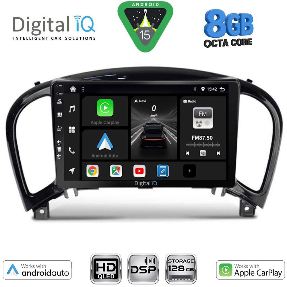 Βλησαρούλης Car Center - DIGITAL IQ BXF 7452_CPAA (9inc) MULTIMEDIA TABLET for NISSAN JUKE mod. 2009-2020