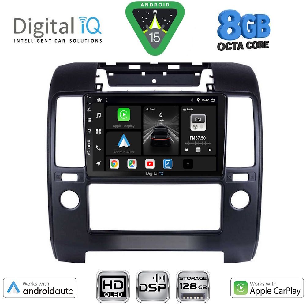 Βλησαρούλης Car Center - DIGITAL IQ BXF 7454_CPAA A/C (9inc) MULTIMEDIA TABLET for NISSAN NAVARA D40 mod. 2006-2011 με A/C