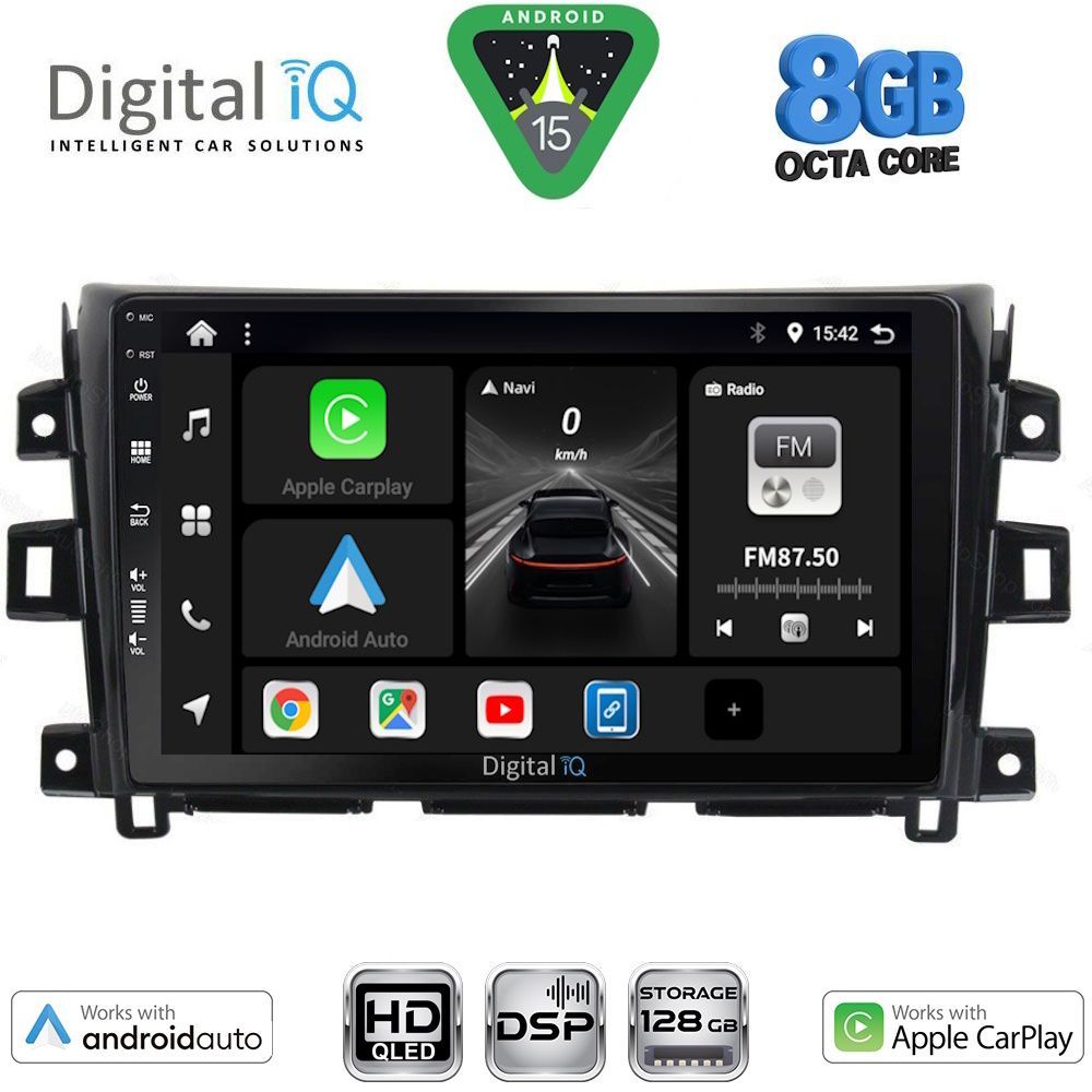 Βλησαρούλης Car Center - DIGITAL IQ BXF 7456_CPAA (10inc) MULTIMEDIA TABLET for NISSAN NAVARA mod. 2016-2025