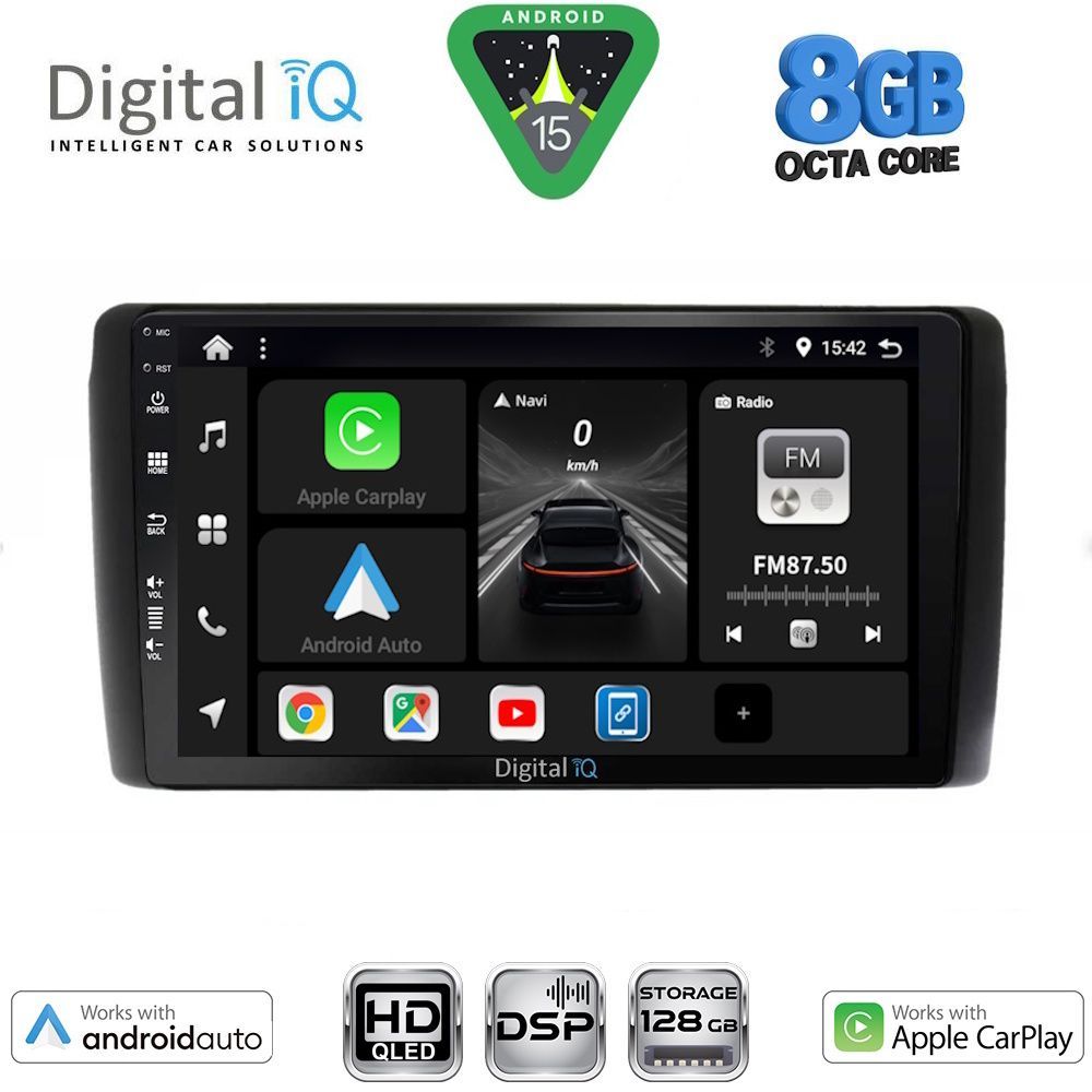 Βλησαρούλης Car Center - DIGITAL IQ BXF 7472_CPAA (9inc) MULTIMEDIA TABLET for NISSAN LEAF mod. 2009-2017