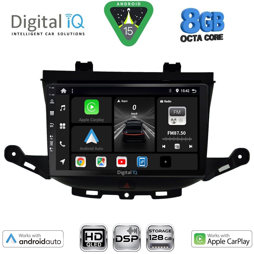 Βλησαρούλης Car Center - DIGITAL IQ BXF 7483_CPAA (9inc) MULTIMEDIA TABLET for OPEL ASTRA K mod. 2015-2023