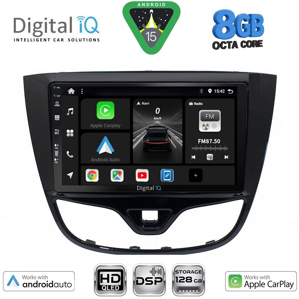 Βλησαρούλης Car Center - DIGITAL IQ BXF 7489_CPAA (10inc) MULTIMEDIA TABLET for OPEL KARL mod. 2014-2019