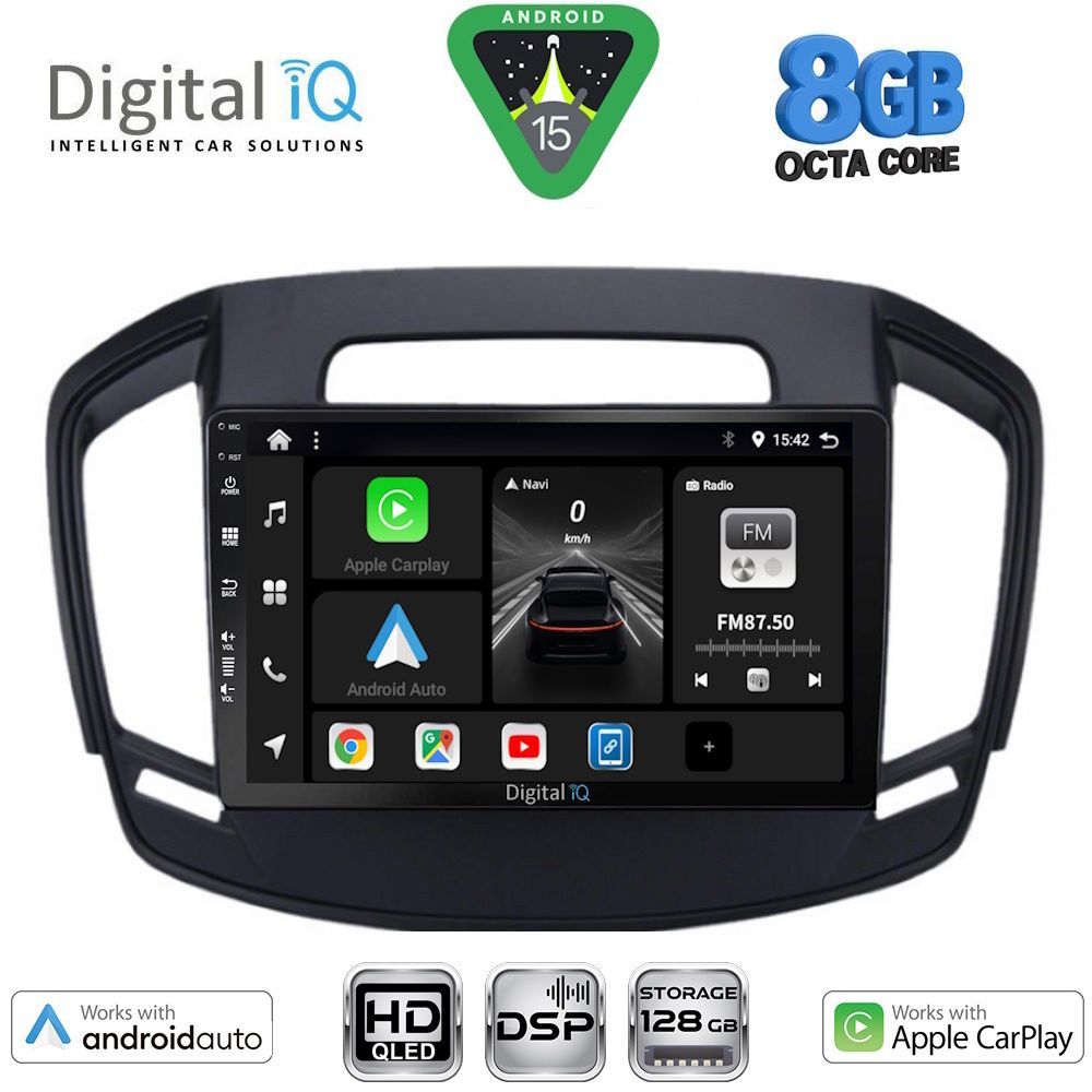 Βλησαρούλης Car Center - DIGITAL IQ BXF 7492_CPAA (9inc) MULTIMEDIA TABLET for OPEL INSIGNIA mod. 2014-2017