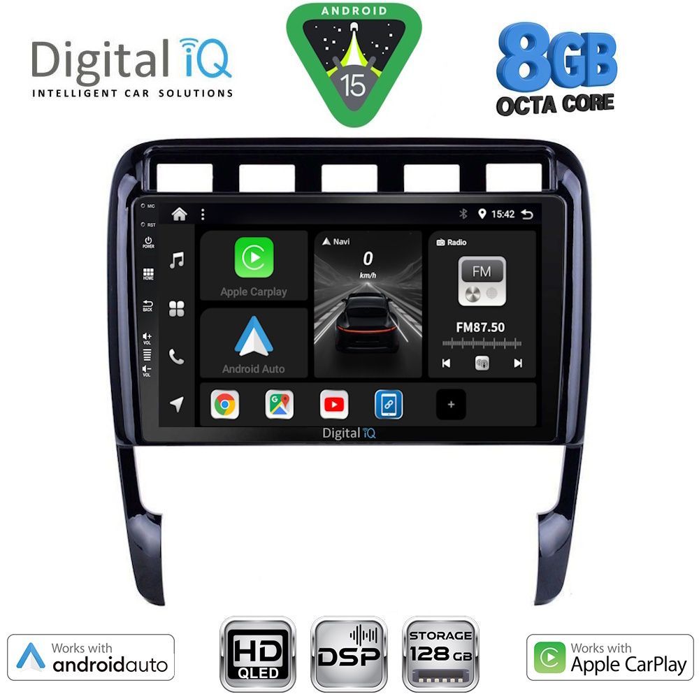Βλησαρούλης Car Center - DIGITAL IQ BXF 7535_CPAA (9inc) MULTIMEDIA TABLET for PORSCHE CAYENNE mod. 2002-2011