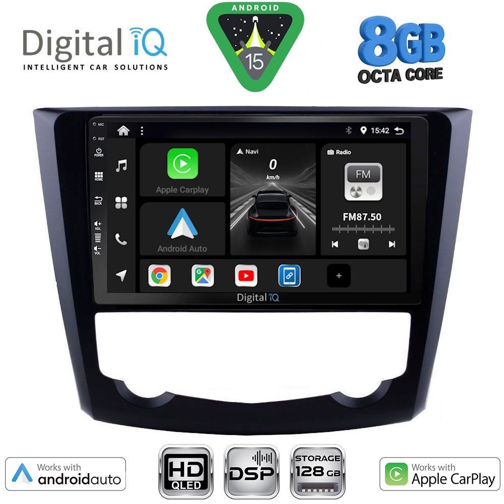Βλησαρούλης Car Center - DIGITAL IQ BXF 7549_CPAA (9inc) MULTIMEDIA TABLET for RENAULT KADJAR mod. 2015-2022