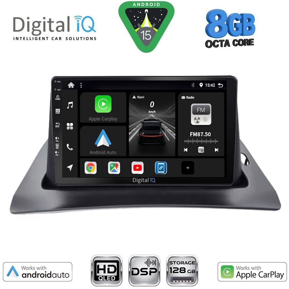 Βλησαρούλης Car Center - DIGITAL IQ BXF 7550_CPAA (9inc) MULTIMEDIA TABLET for RENAULT KANGOO mod. 2010-2021