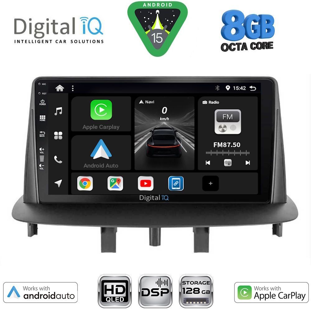 Βλησαρούλης Car Center - DIGITAL IQ BXF 7556_CPAA (9inc) MULTIMEDIA TABLET for RENAULT MEGANE 3 mod. 2009-2016