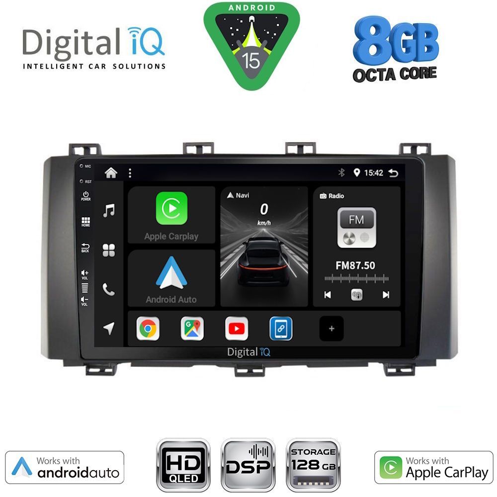 Βλησαρούλης Car Center - DIGITAL IQ BXF 7568_CPAA (9inc) MULTIMEDIA TABLET for SEAT ATECA mod. 2017-2025