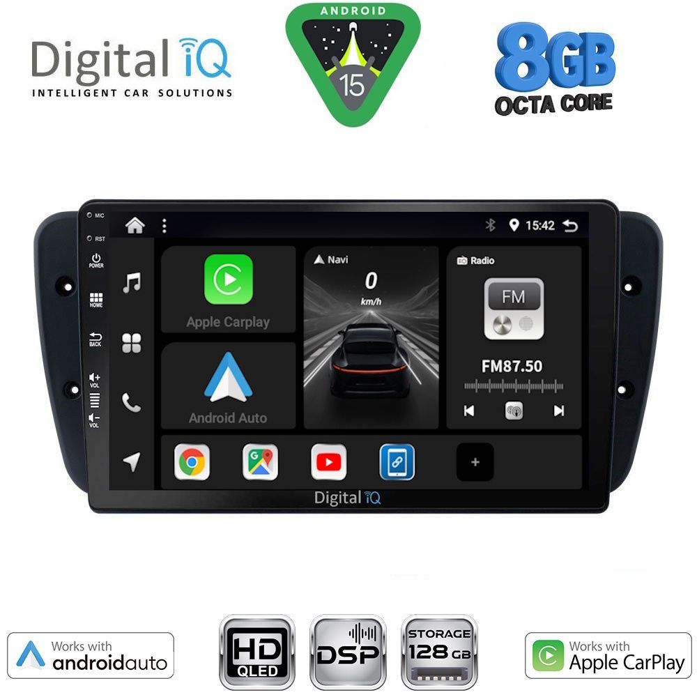 Βλησαρούλης Car Center - DIGITAL IQ BXF 7571_CPAA (9inc) MULTIMEDIA TABLET for SEAT IBIZA mod. 2008-2015
