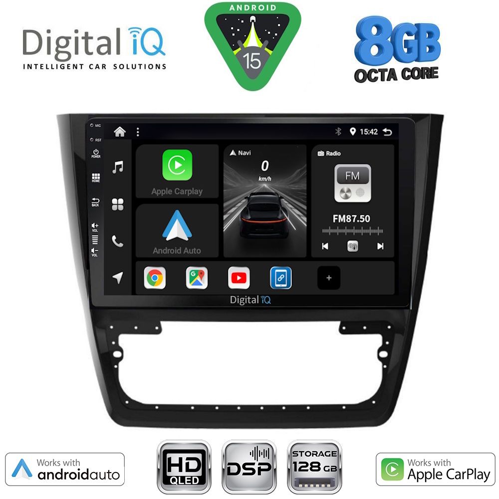 Βλησαρούλης Car Center - DIGITAL IQ BXF 7610_CPAA (10inc) MULTIMEDIA TABLET for SKODA YETI mod. 2014-2018