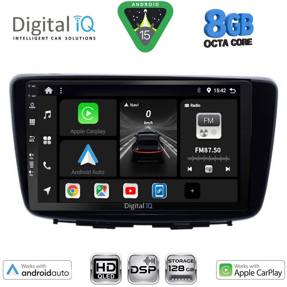 Βλησαρούλης Car Center - DIGITAL IQ BXF 7672_CPAA (9inc) MULTIMEDIA TABLET for SUZUKI BALENO mod. 2016-2022