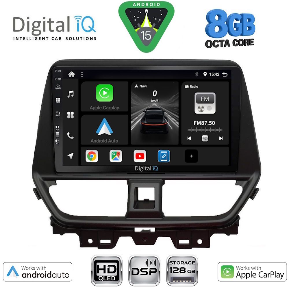 Βλησαρούλης Car Center - DIGITAL IQ BXF 7673_CPAA (9inc) MULTIMEDIA TABLET for SUZUKI BALENO mod. 2022-2026
