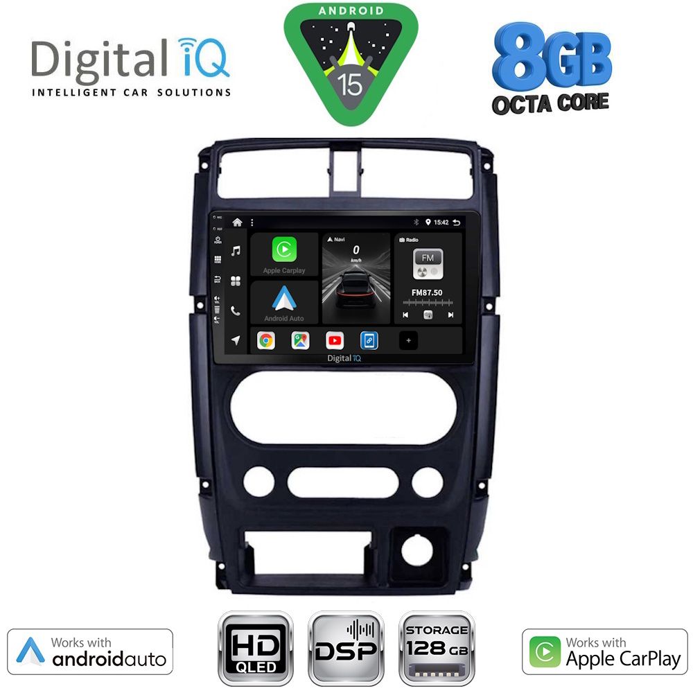 Βλησαρούλης Car Center - DIGITAL IQ BXF 7678_CPAA (9inc) MULTIMEDIA TABLET for SUZUKI JIMNY mod. 2007-2017