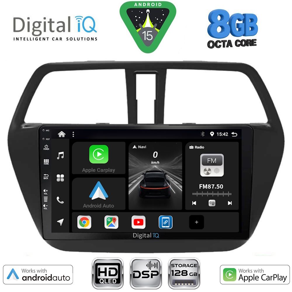 Βλησαρούλης Car Center - DIGITAL IQ BXF 7689_CPAA (9inc) MULTIMEDIA TABLET for SUZUKI SX4 S-CROSS mod. 2014-2021