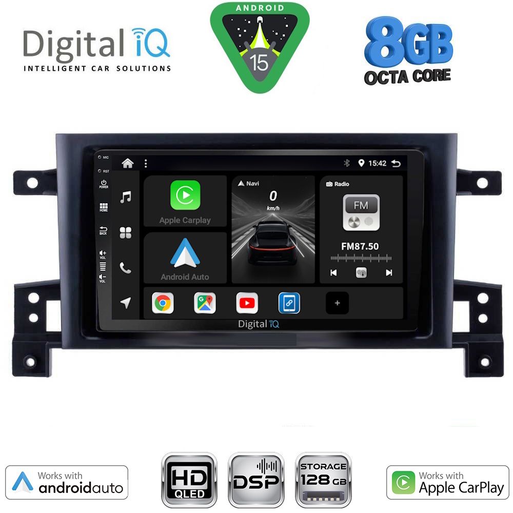 Βλησαρούλης Car Center - DIGITAL IQ BXF 7696_CPAA (9inc) MULTIMEDIA TABLET for SUZUKI GRAND VITARA mod. 2005-2015