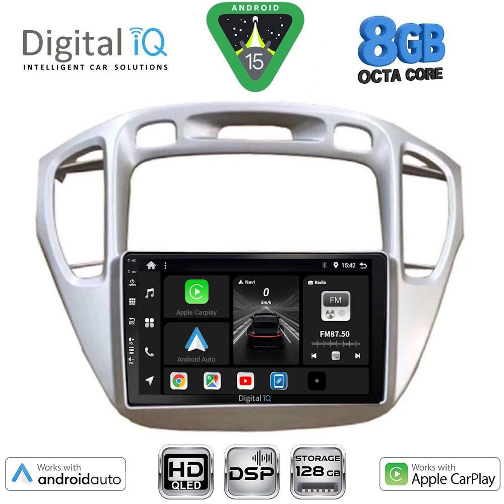 Βλησαρούλης Car Center - DIGITAL IQ BXF 7718_CPAA (9inc) MULTIMEDIA TABLET for TOYOTA HIGHLANDER mod. 2002-2009