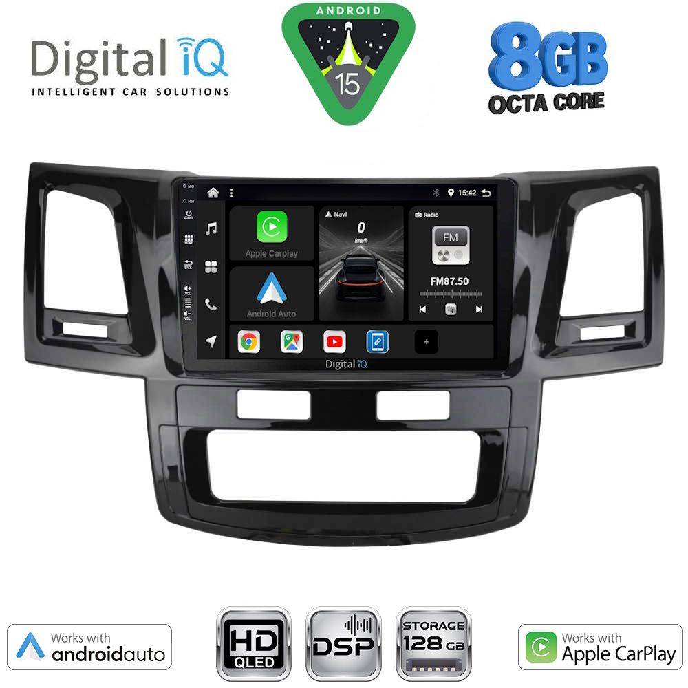 Βλησαρούλης Car Center - DIGITAL IQ BXF 7720_CPAA (9inc) MULTIMEDIA TABLET for TOYOTA HILUX mod. 2005-2016