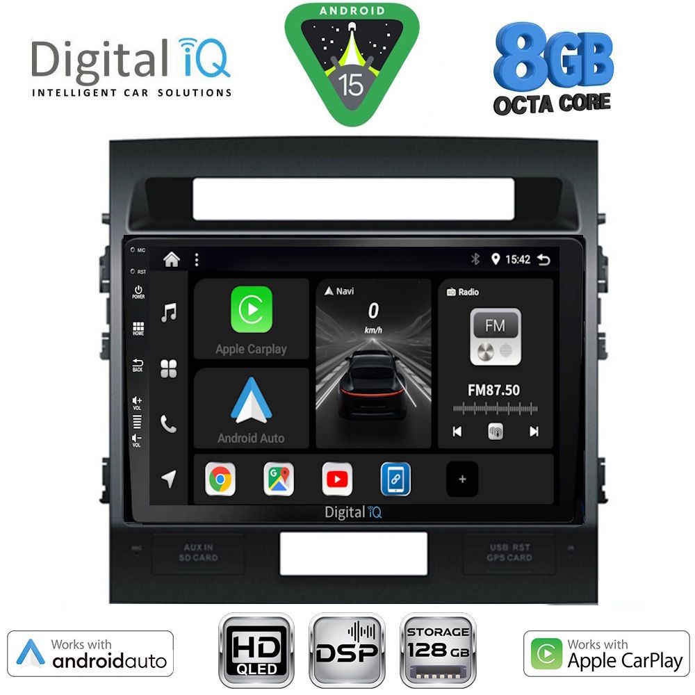 Βλησαρούλης Car Center - DIGITAL IQ BXF 7724_CPAA (10inc) MULTIMEDIA TABLET for TOYOTA LANDCRUISER mod. 2008-2015