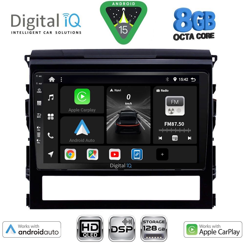 Βλησαρούλης Car Center - DIGITAL IQ BXF 7725_CPAA (9inc) MULTIMEDIA TABLET for TOYOTA LANDCRUISER mod. 2016-2019