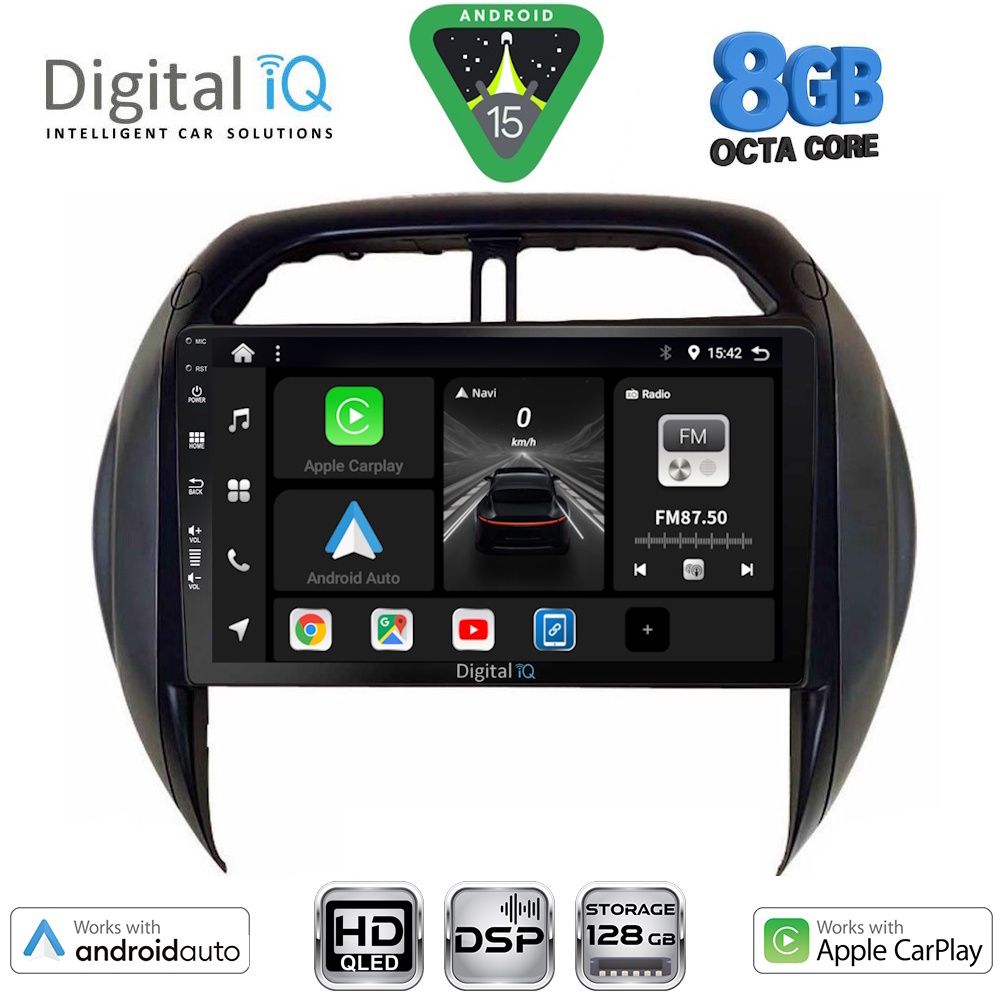 Βλησαρούλης Car Center - DIGITAL IQ BXF 7730_CPAA CLIMA (9inc) MULTIMEDIA TABLET for TOYOTA RAV 4 mod. 2000-2006