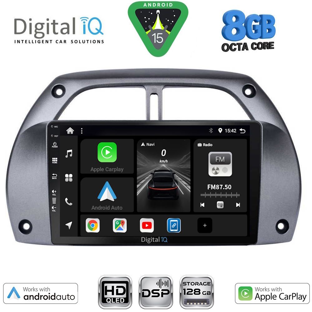 Βλησαρούλης Car Center - DIGITAL IQ BXF 7730_CPAA A/C (9inc) MULTIMEDIA TABLET for TOYOTA RAV 4 mod. 2000-2006