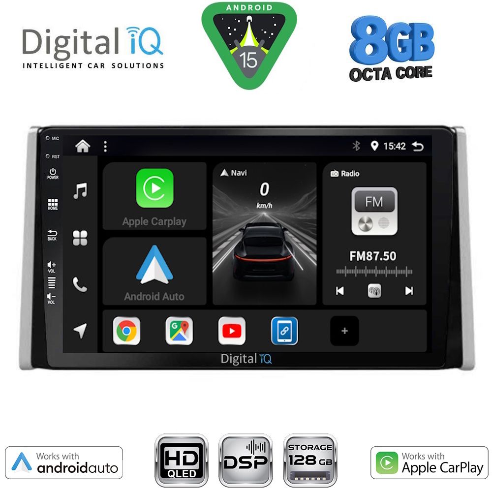 Βλησαρούλης Car Center - DIGITAL IQ BXF 7734_CPAA (10inc) MULTIMEDIA TABLET for TOYOTA RAV 4 mod. 2019-2025
