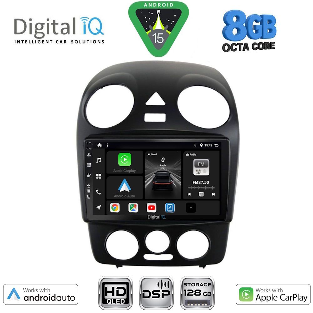 Βλησαρούλης Car Center - DIGITAL IQ BXF 7742_CPAA (9inc) MULTIMEDIA TABLET for VW BEETLE mod. 2004-2011