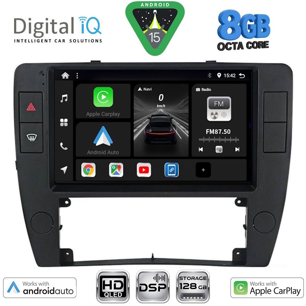 Βλησαρούλης Car Center - DIGITAL IQ BXF 7749_CPAA  (9inc) MULTIMEDIA TABLET for VW PASSAT mod. 2000-2005