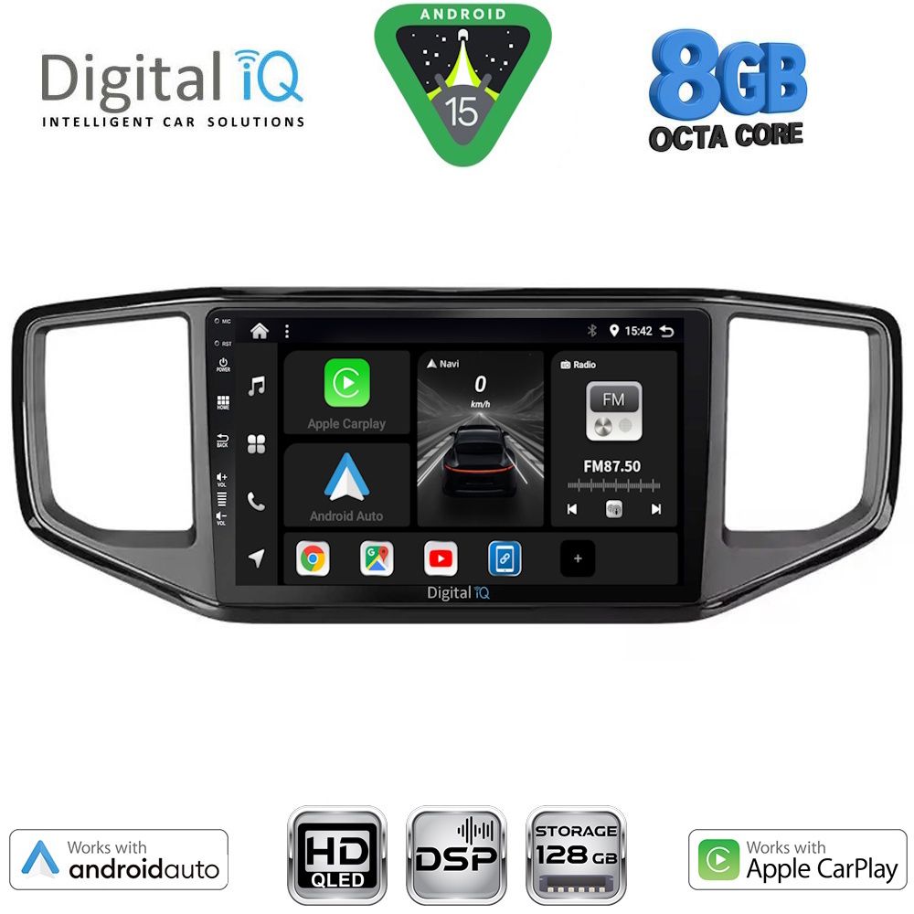 Βλησαρούλης Car Center - DIGITAL IQ BXF 7754_CPAA (9inc) MULTIMEDIA TABLET for VW AMAROK mod. 2017-2022