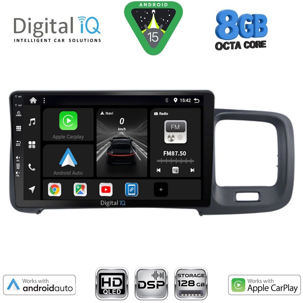 Βλησαρούλης Car Center - DIGITAL IQ BXF 7785_CPAA (9inc) MULTIMEDIA TABLET for VOLVO S60 mod. 2010-2018