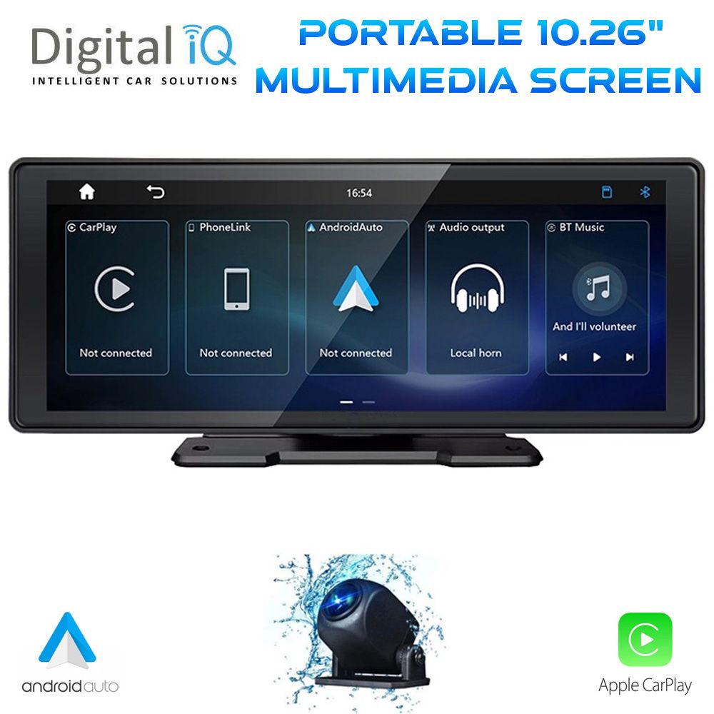 Βλησαρούλης Car Center - DIGITAL IQ PNA 9900_CPAA (10.26inc) (PORTABLE DVR MULTIMEDIA CARPLAY & ANDROID AUTO)