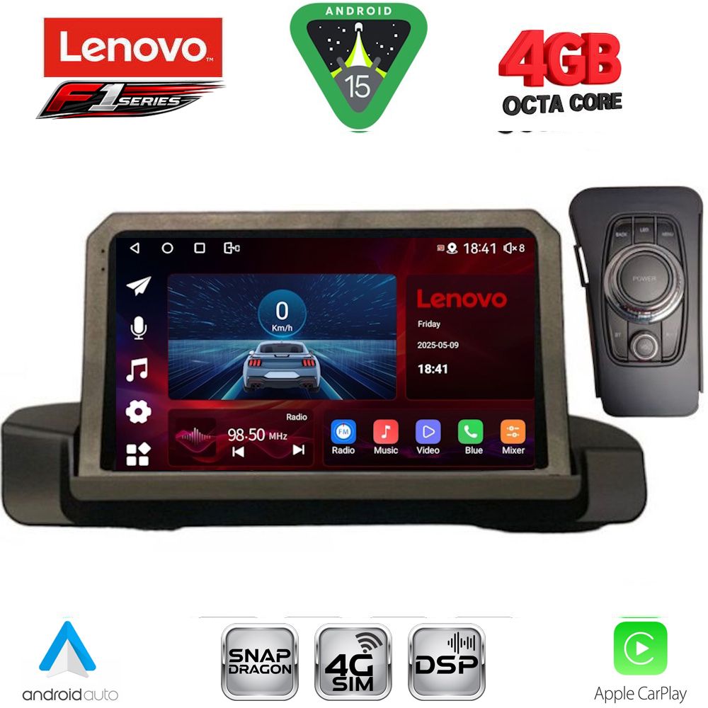 Βλησαρούλης Car Center - LENOVO SSQ 9044_CPA (9inc) MULTIMEDIA TABLET for BMW S.3 (E90-91-92) mod. 2005-2012