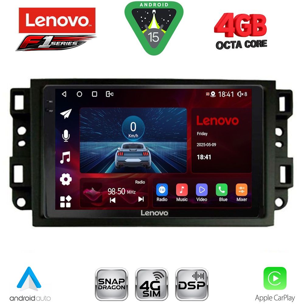 Βλησαρούλης Car Center - LENOVO SSQ 9070_CPA (10inc) MULTIMEDIA TABLET for CHEVROLET ALL mod. 2004-2011