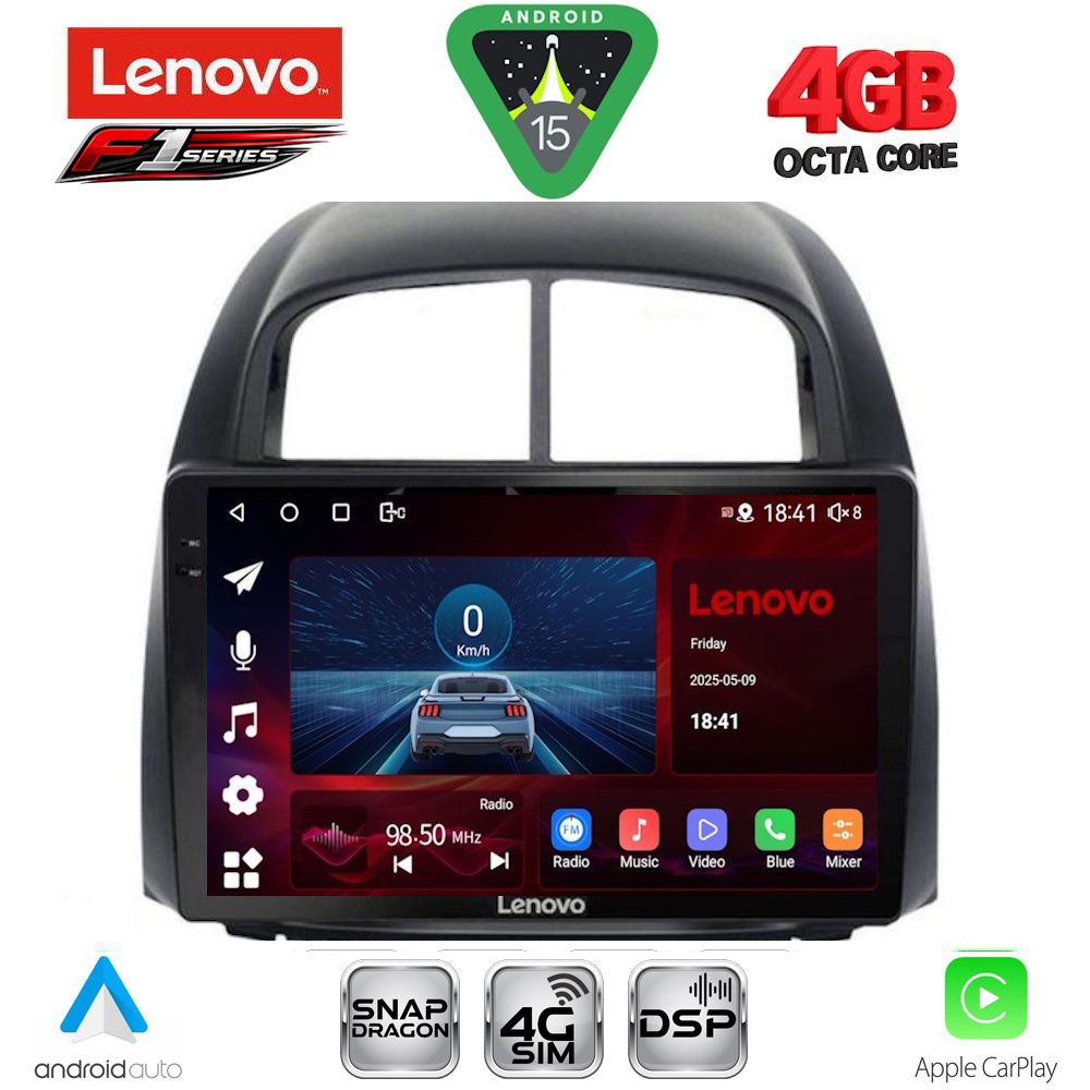 Βλησαρούλης Car Center - LENOVO SSQ 9124_CPA (10inc) MULTIMEDIA TABLET for DAIHATSU SIRION mod. 2006-2012