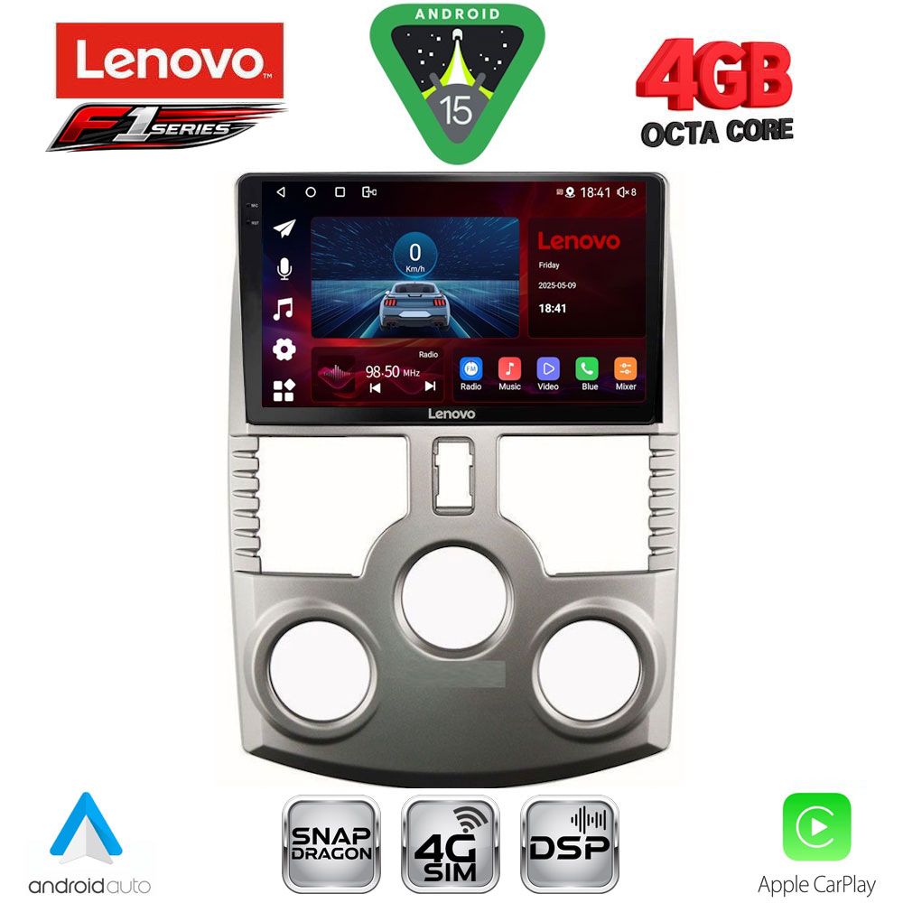 Βλησαρούλης Car Center - LENOVO SSQ 9126_CPA (9inc) MULTIMEDIA TABLET for DAIHATSU TERIOS mod. 2006-2017