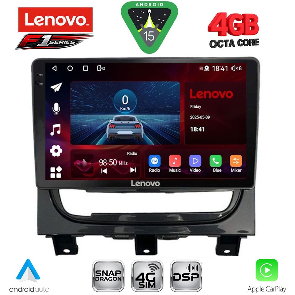 Βλησαρούλης Car Center - LENOVO SSQ 9146_CPA (9inc) MULTIMEDIA TABLET for FIAT STRADA mod. 2012-2020