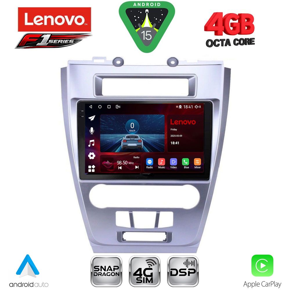 Βλησαρούλης Car Center - LENOVO SSQ 9159_CPA (10inc) MULTIMEDIA TABLET for FORD FUSION mod. 2012-2017