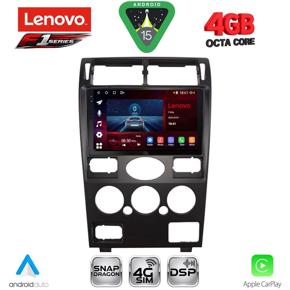Βλησαρούλης Car Center - LENOVO SSQ 9161B_CPA (9inc) MULTIMEDIA TABLET for FORD MONDEO mod. 2003-2006
