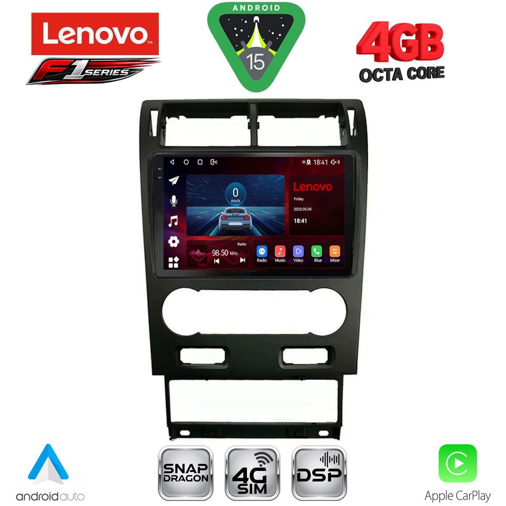 Βλησαρούλης Car Center - LENOVO SSQ 9161A_CPA (9inc) MULTIMEDIA TABLET for FORD MONDEO mod. 2003-2006
