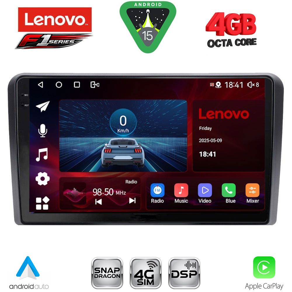 Βλησαρούλης Car Center - LENOVO SSQ 9178H_CPA (10inc) MULTIMEDIA TABLET for FORD TRANSIT CUSTOM | TOURNEO CUSTOM mod. 2019-2025 High Version