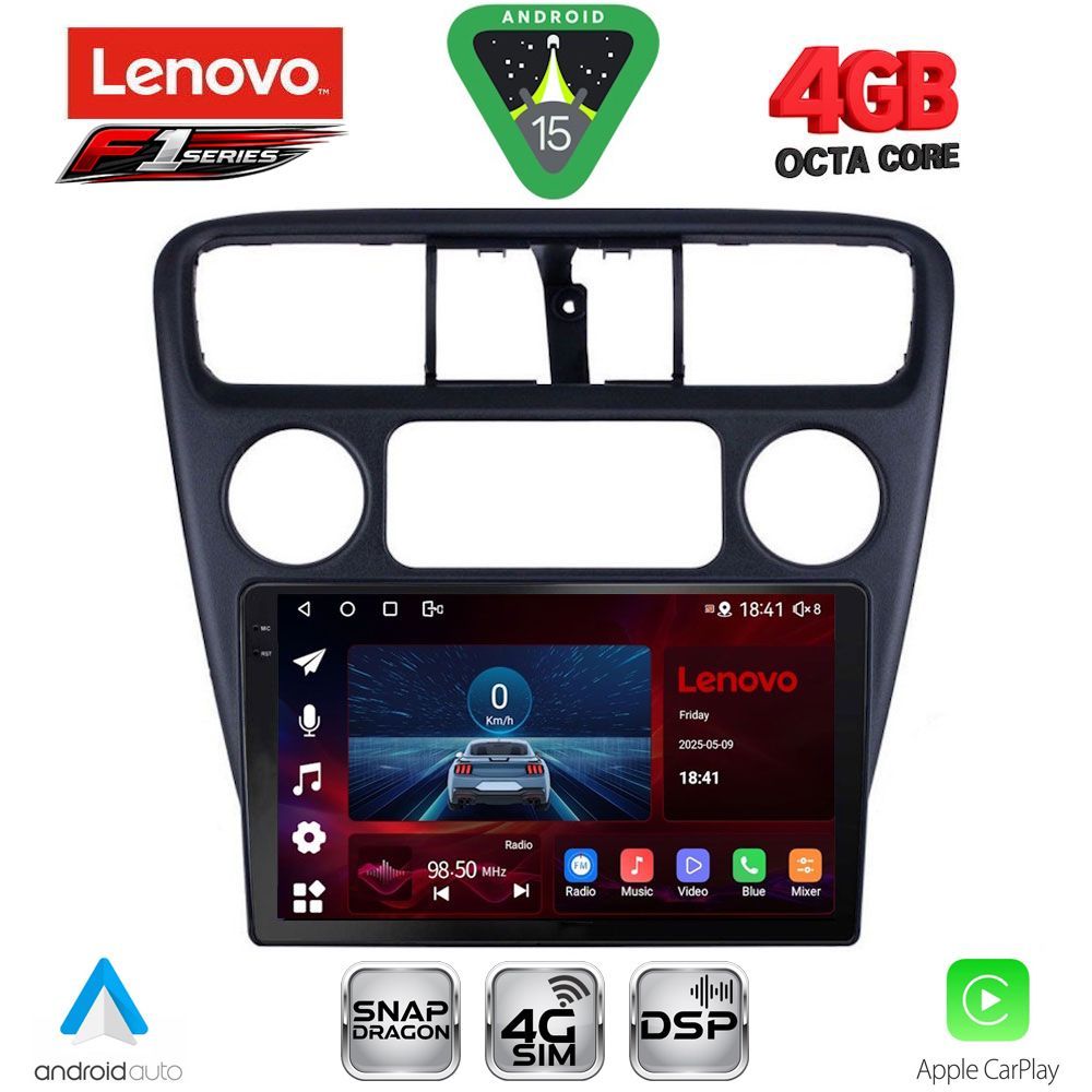 Βλησαρούλης Car Center - LENOVO SSQ 9181_CPA (9inc) MULTIMEDIA TABLET for HONDA ACCORD COUPE mod. 1998-2004