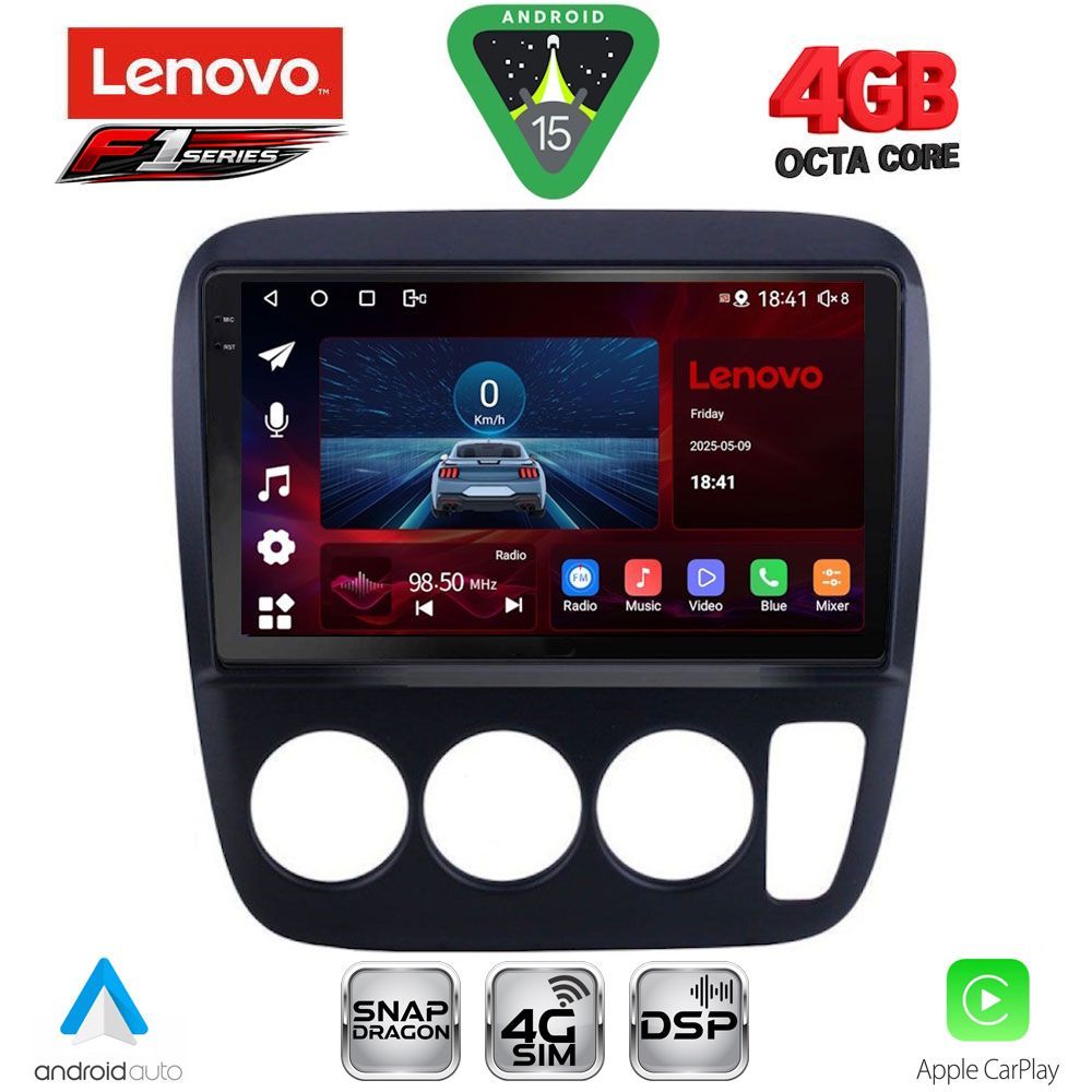 Βλησαρούλης Car Center - LENOVO SSQ 9196_CPA A/C (9inc) MULTIMEDIA TABLET for HONDA CRV mod. 1996-2006