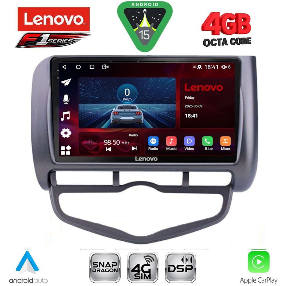 Βλησαρούλης Car Center - LENOVO SSQ 9210_CPA CLIMA (9inc) MULTIMEDIA TABLET for HONDA JAZZ mod. 2002-2008