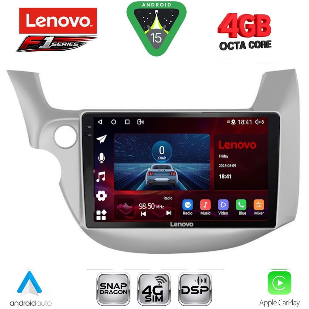 Βλησαρούλης Car Center - LENOVO SSQ 9211_CPA (10inc) MULTIMEDIA TABLET for HONDA JAZZ mod. 2008-2012