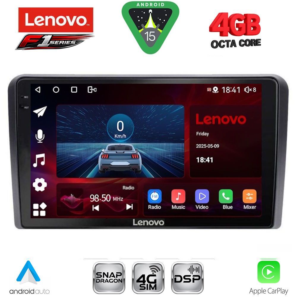 Βλησαρούλης Car Center - LENOVO SSQ 9221_CPA (9inc) MULTIMEDIA TABLET for HYUNDAI H1 mod. 2007-2020